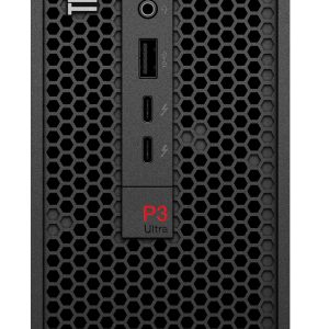 Lenovo ThinkStation P3 Ultra SFF Intel® Core™ i7 i7-14700 16 GB DDR5-SDRAM 512 GB SSD NVIDIA T1000 Windows 11 Pro Mini Tower Puesto de trabajo Negro