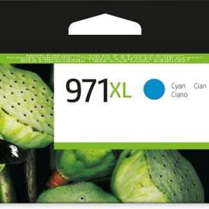 HP Cartucho original de tinta cian de alto rendimiento 971XL