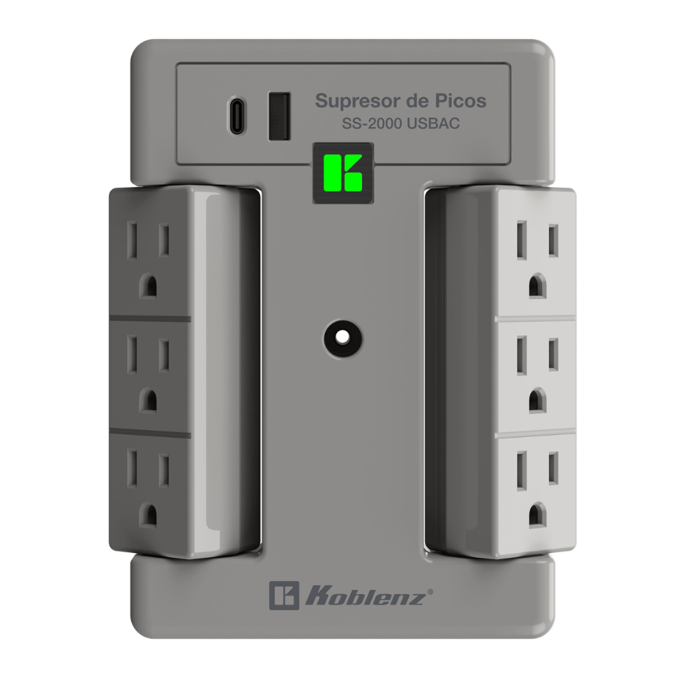 Koblenz 00-5361-00-1 supresor de picos Gris 6 salidas AC