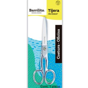 Barrilito 8642-7CN tijera de escritorio o manualidades Tijeras para arte y artesanías, Tijeras de oficina, Universal Corte recto Acero inoxidable