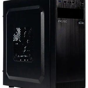 PC Evotec Vertec Intel Core i3-12100, 8 GB DDR4-SDRAM, 480 GB SSD, Win 11 Pro, Negro
