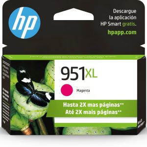 HP Cartucho original de tinta magenta de alto rendimiento 951XL
