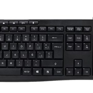 Acteck Creator Prime MK455 teclado Ratón incluido Hogar / Oficina USB QWERTY Español Negro