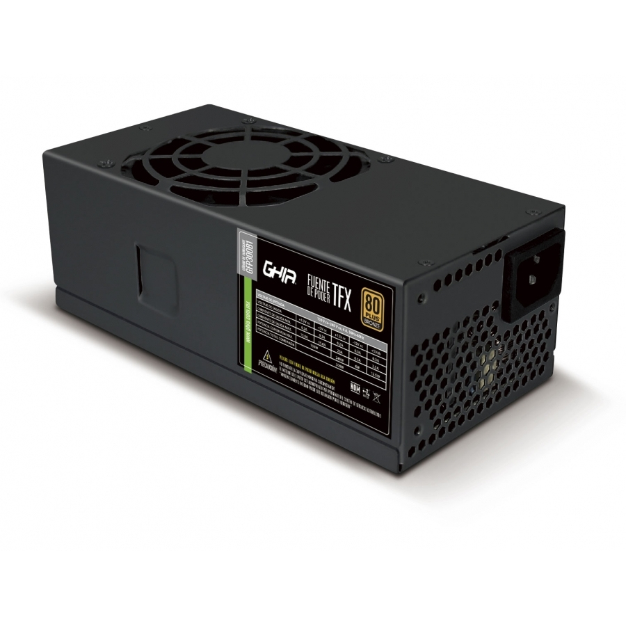 Ghia GFP300B1N unidad de fuente de alimentación 300 W 20+4 pin ATX TFX Negro