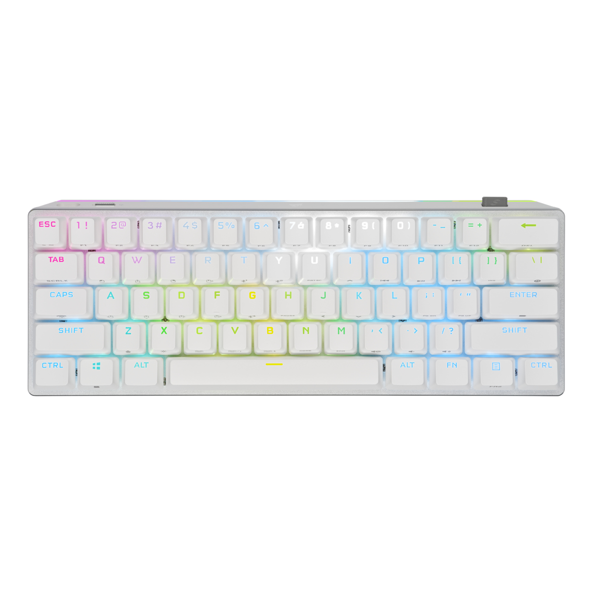 Corsair K70 PRO MINI teclado Juego USB + Bluetooth Blanco