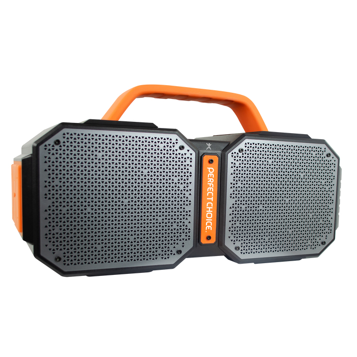 Perfect Choice Agua Goliat Altavoz portátil estéreo Negro, Naranja 50 W
