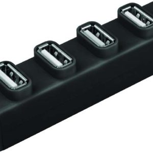 Perfect Choice PC-171621 nodo concentrador 480 Mbit/s Negro