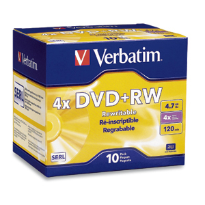 Verbatim DataLifePlus DVD+RW 4.7 GB 10 pieza(s)