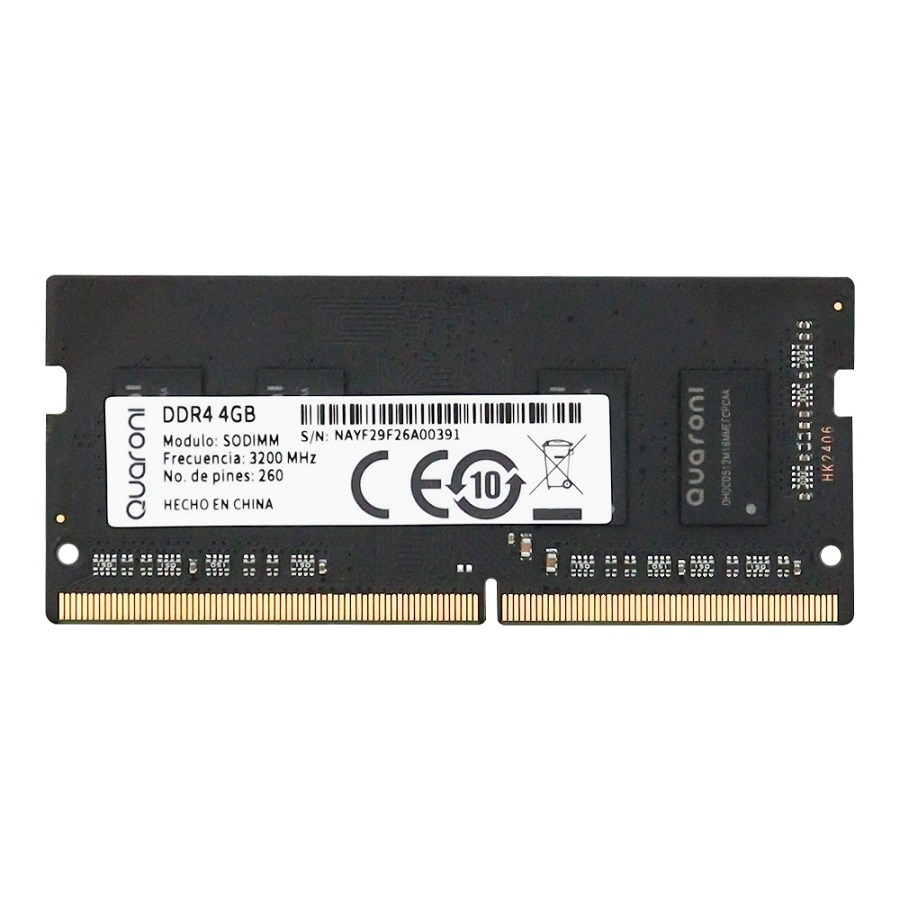 Quaroni R44S32 módulo de memoria 4 GB 1 x 4 GB DDR4 3200 MHz