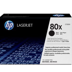 HP Cartucho de tóner original LaserJet 80X de alta capacidad negro