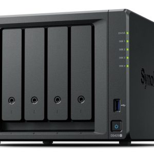 Synology DiskStation DS425+ servidor de almacenamiento NAS Intel® Celeron® J4125 2 GB DDR4 0 TB Negro