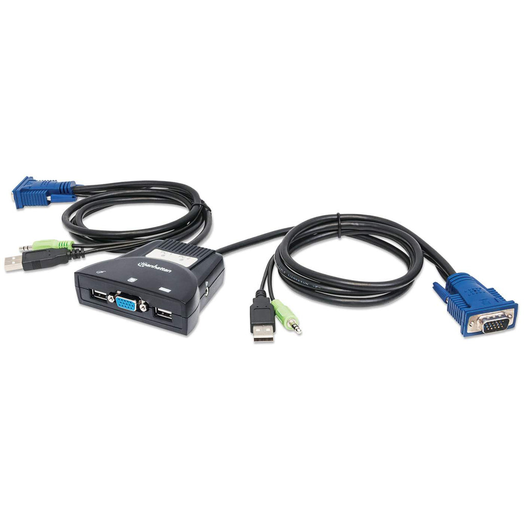 Manhattan Mini Switch KVM de 2 puertos
