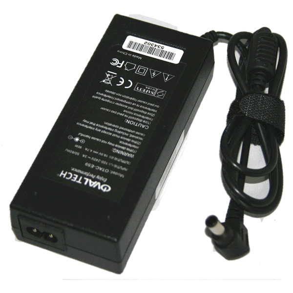 Ovaltech OTAC-E59 adaptador e inversor de corriente Interior 90 W Negro