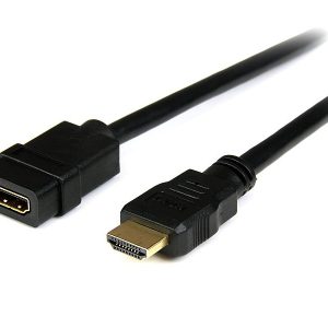 StarTech.com Cable de 2m Extensor HDMI - Cable HDMI Macho a Hembra - Cable Alargador HDMI 4K - Cable HDMI con Ethernet UHD 4K 30Hz Macho a Hembra - Cable HDMI 1.4 de Alta Velocidad