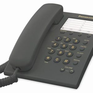 Panasonic KX-TS550 Teléfono analógico Identificador de llamadas Negro