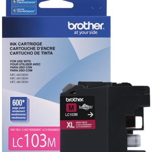 Brother LC103M cartucho de tinta 1 pieza(s) Original Alto rendimiento (XL) Magenta
