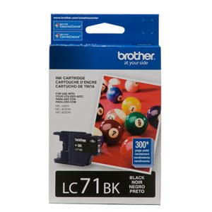Brother LC71BK cartucho de tinta 1 pieza(s) Original Negro
