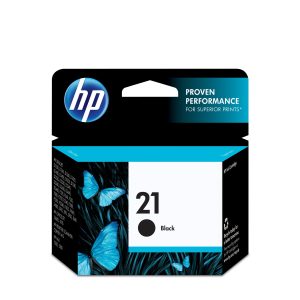 HP Cartucho original de tinta negra 21