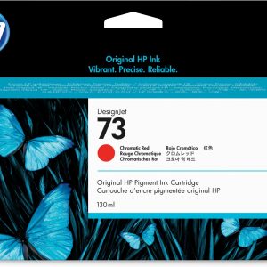 HP Cartucho de tinta DesignJet 73 de 130 ml, rojo cromático