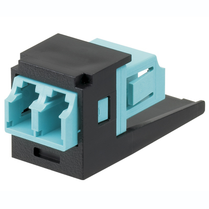 Panduit CMDSAQLCZBL conector LC Negro, Azul