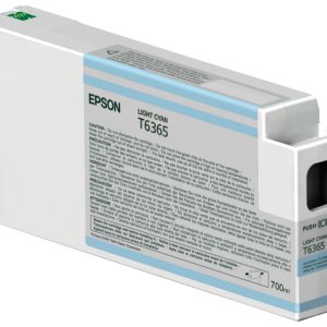 Epson Singlepack Light Cyan T636500 UltraChrome HDR 700 ml cartucho de tinta 1 pieza(s) Original Cian claro