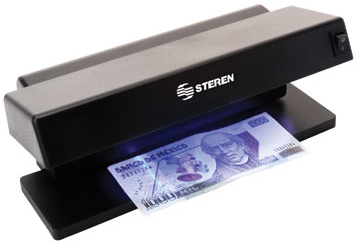Steren SEG-050 detector de billetes falsos Negro