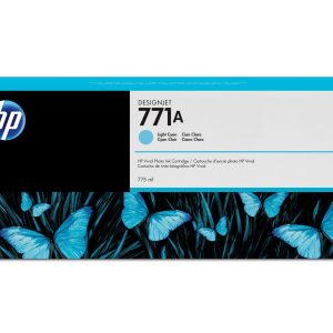HP Cartucho de tinta DesignJet 771A de 775 ml cian claro