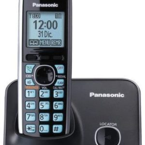 Panasonic KX-TG4111 teléfono Teléfono DECT Identificador de llamadas Negro