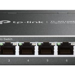 TP-Link TL-SG108E dispositivo de redes Gestionado L2 Gigabit Ethernet (10/100/1000) Negro