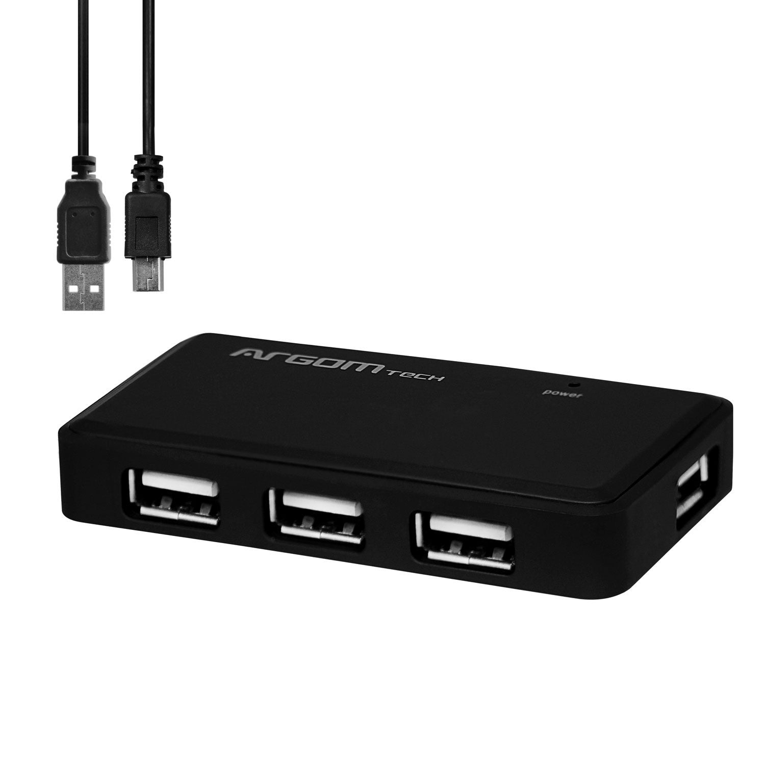ArgomTech ARG-UB-0088 base para laptop o replicador de puertos Alámbrico USB 2.0 Negro