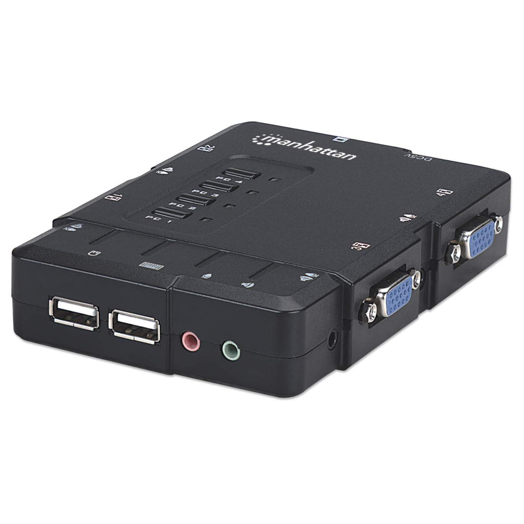 Manhattan Switch KVM Compacto 4 Puertos