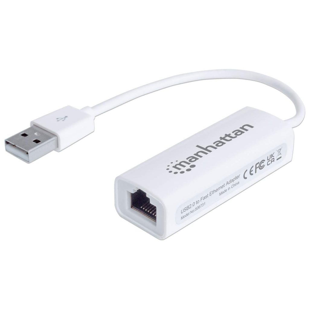Manhattan Adaptador Fast Ethernet USB de Alta Velocidad 2.0