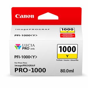 Canon PFI-1000 cartucho de tinta 1 pieza(s) Original Amarillo
