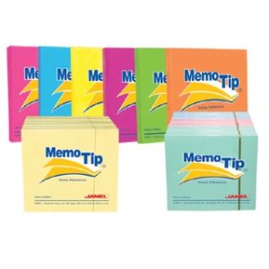 Janel 6560303797 nota autoadhesiva Plaza Rosa 100 hojas Autoadhesivo