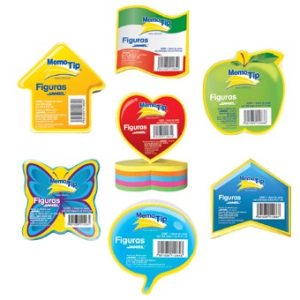 Janel 6600303CORAZON nota autoadhesiva Otro Multicolor 250 hojas Autoadhesivo