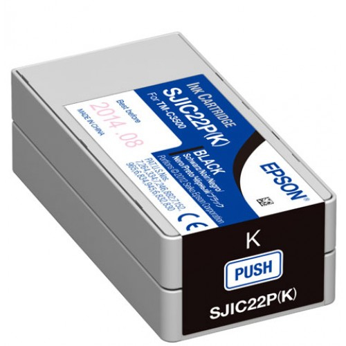 Epson SJIC22P cartucho de tinta 1 pieza(s) Original Negro
