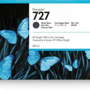 HP Cartucho de tinta DesignJet 727 negro mate de 300 ml