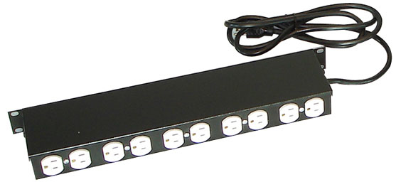 North System NORTH612 extensión de corriente 10 salidas AC Negro