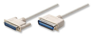 Manhattan Printer Cable, 1.8m cable paralelo Blanco