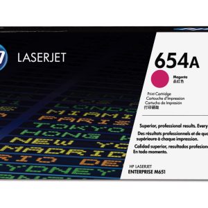 HP Cartucho de tóner original 654A LaserJet magenta