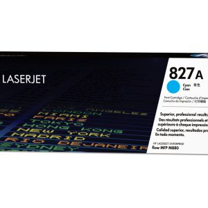HP Cartucho de tóner original LaserJet 827A cian