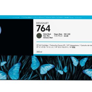 HP Cartucho de tinta DesignJet 764 de 300 ml negro mate