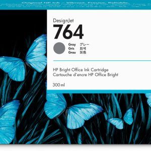 HP Cartucho de tinta DesignJet 764 gris de 300 ml