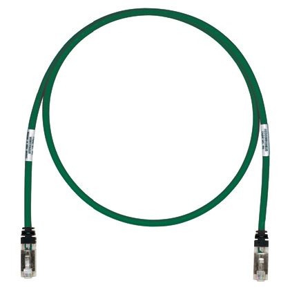 Panduit STP6X7GR cable de red Verde 2.13 m Cat6a S/FTP (S-STP)
