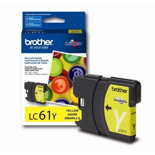 Brother LC61Y cartucho de tinta Original Amarillo