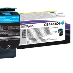 Lexmark C544X1CG cartucho de tóner 1 pieza(s) Original Cian