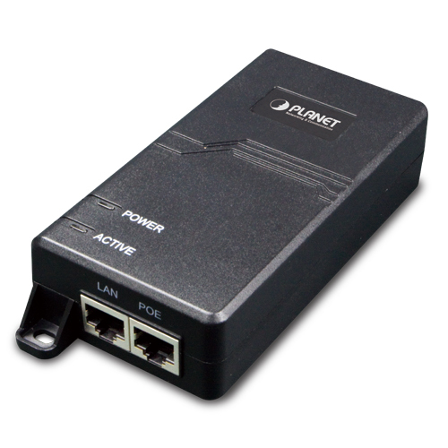 PLANET POE-163 adaptador PoE Ethernet rápido, Gigabit Ethernet 53 V