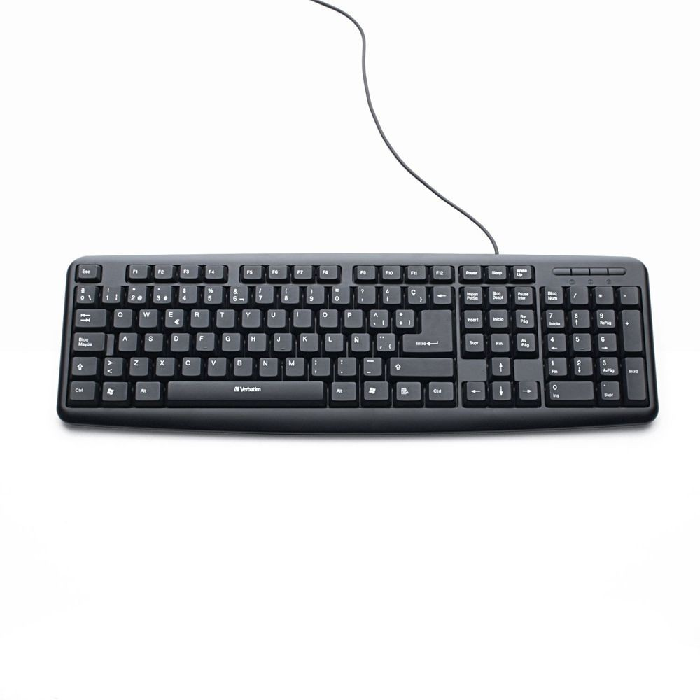 Verbatim 98121 teclado Ratón incluido USB Negro