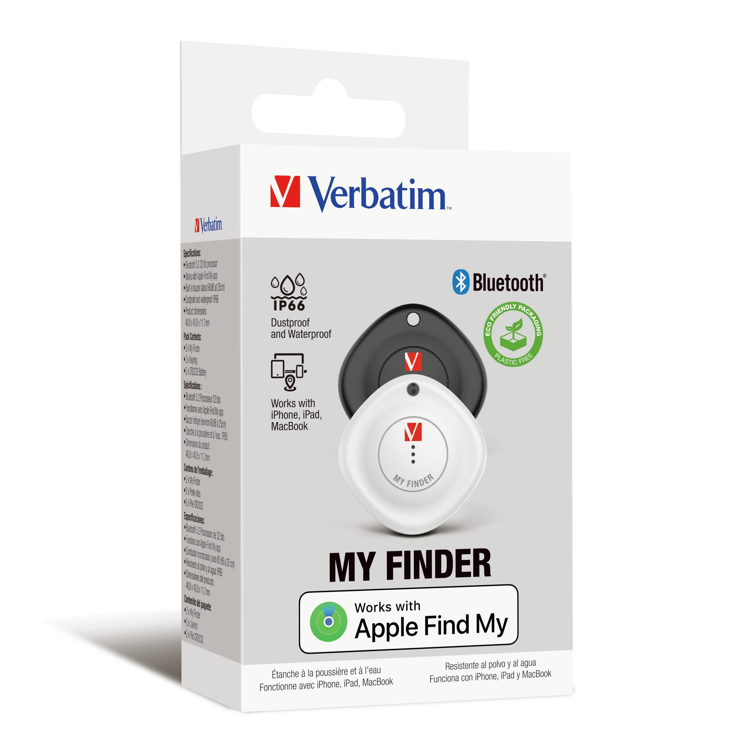 Verbatim My Finder Personal Buscador Negro, Blanco