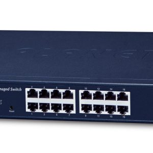 PLANET GS-4210-16T2S dispositivo de redes Gestionado L2/L4 Gigabit Ethernet (10/100/1000) 1U Azul